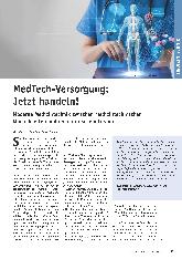 Vorschauseite 1: MedTech-Versorgung: Jetzt handeln! Moderne Medizintechnik zwischen medizintechnischen Möglichkeiten und regulatorischem Irrsinn