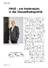 Vorschauseite 1: EFAS – ein Meilenstein in der Gesundheitspolitik