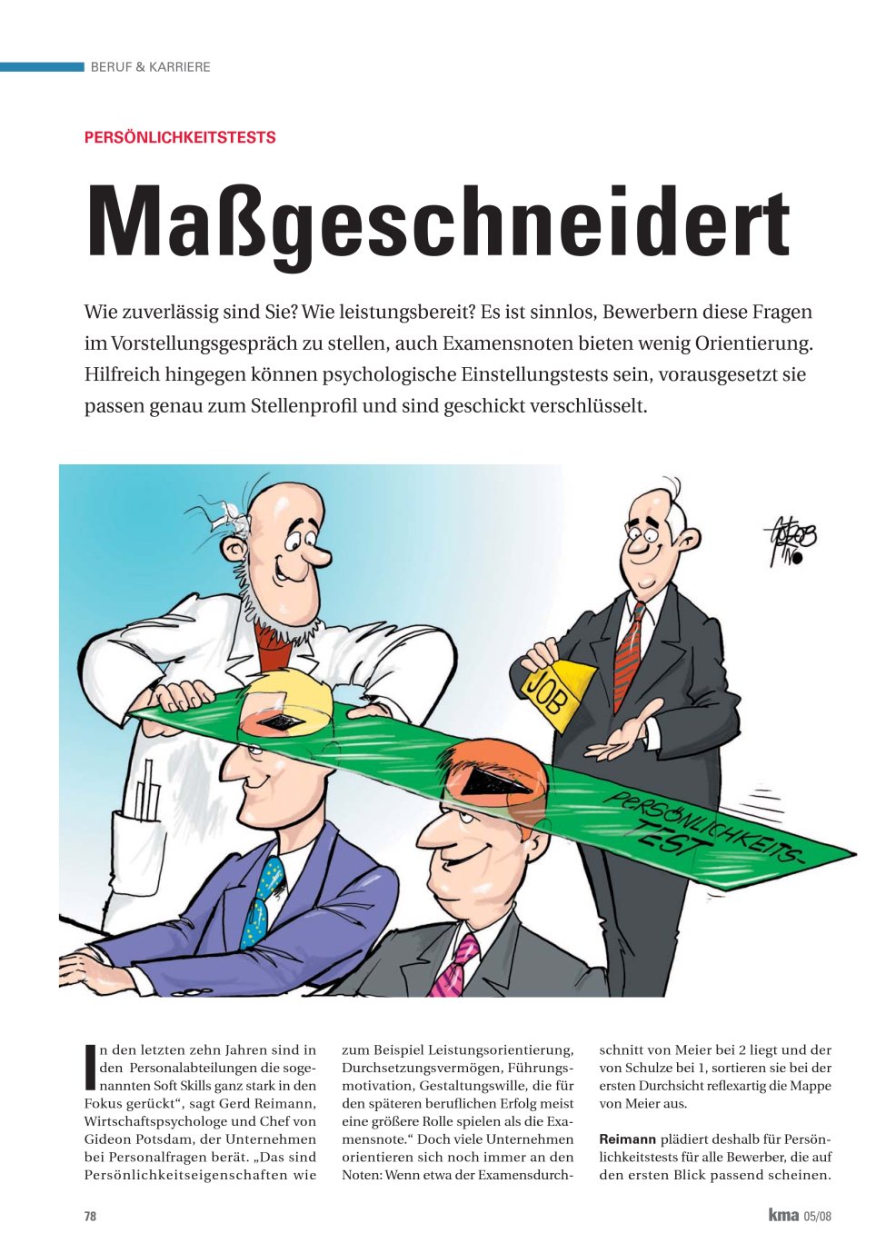 Vorschauseite 1: Maßgeschneidert