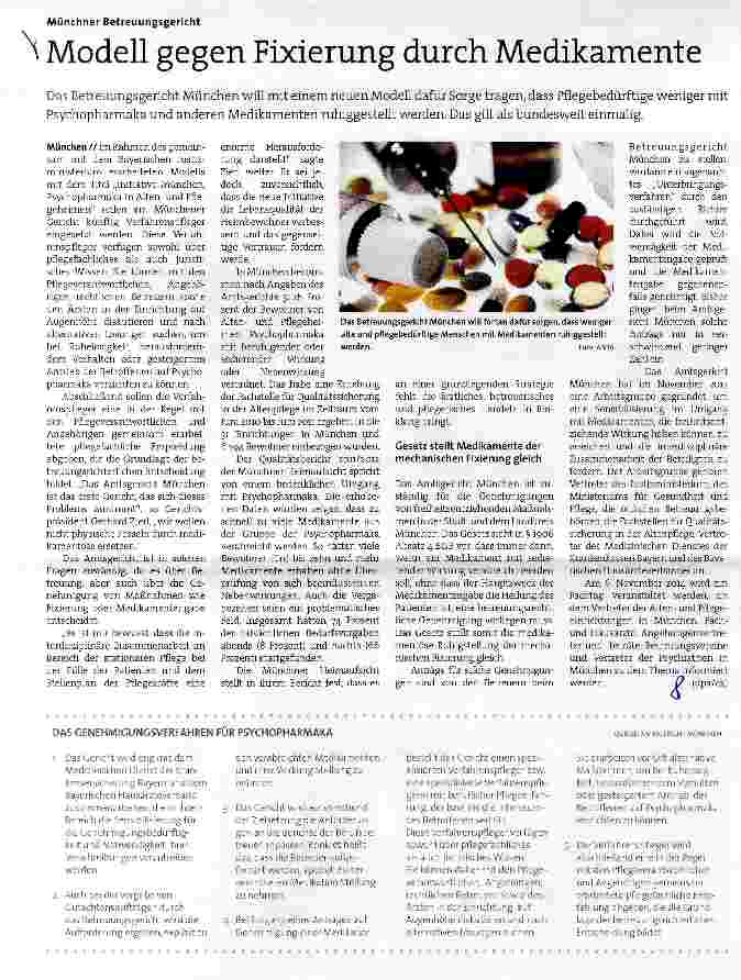 Vorschauseite 1: Modell gegen Fixierung durch Medikamente