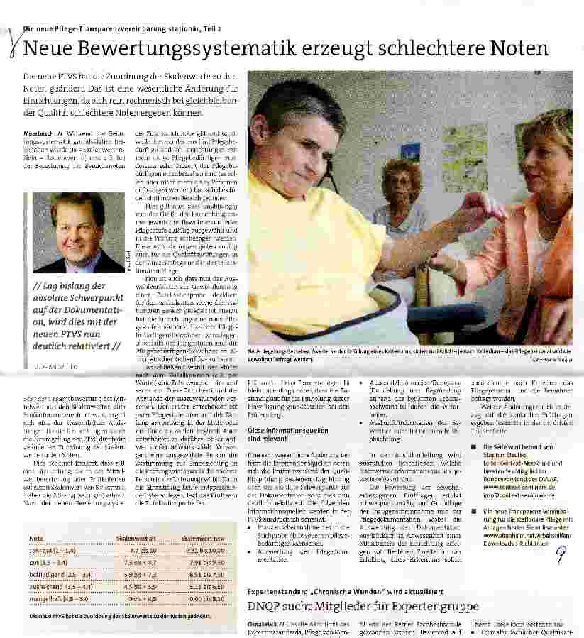 Vorschauseite 1: Neue Bewertungssystematik erzeugt schlechtere Noten
