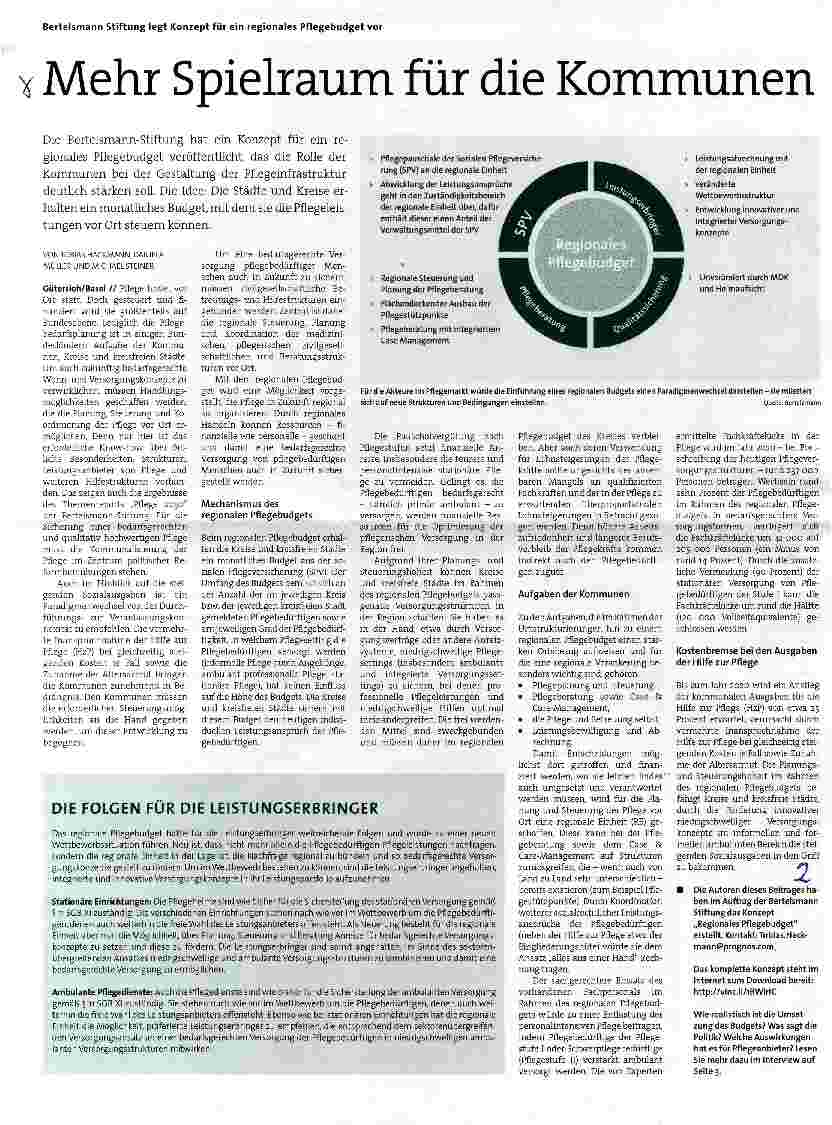 Vorschauseite 1: Mehr Spielraum für die Kommunen