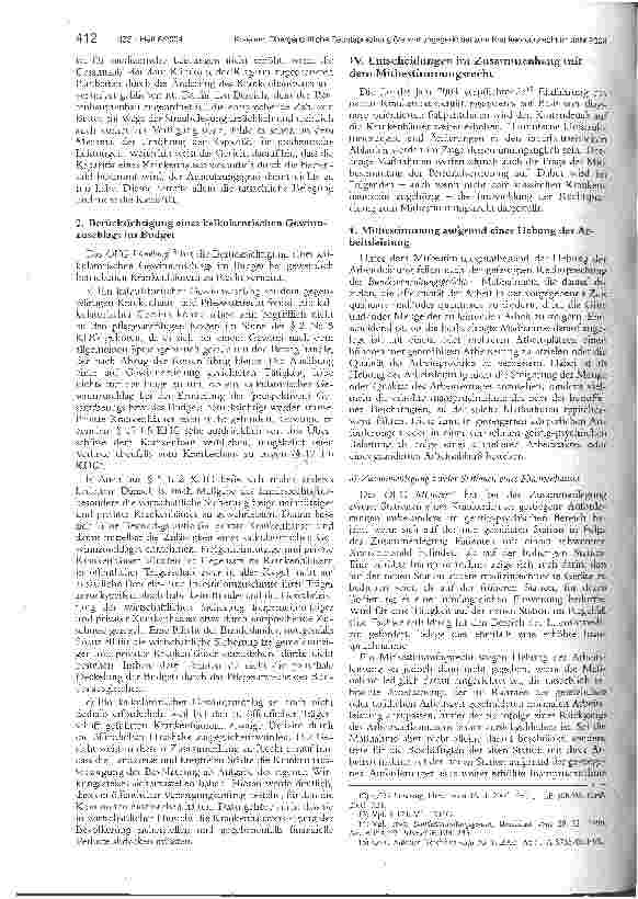 Vorschauseite 4: Obergerichtliche Rechtsprechung (Verwaltungsgerichte) zum Krankenhausrecht im Jahr 2003