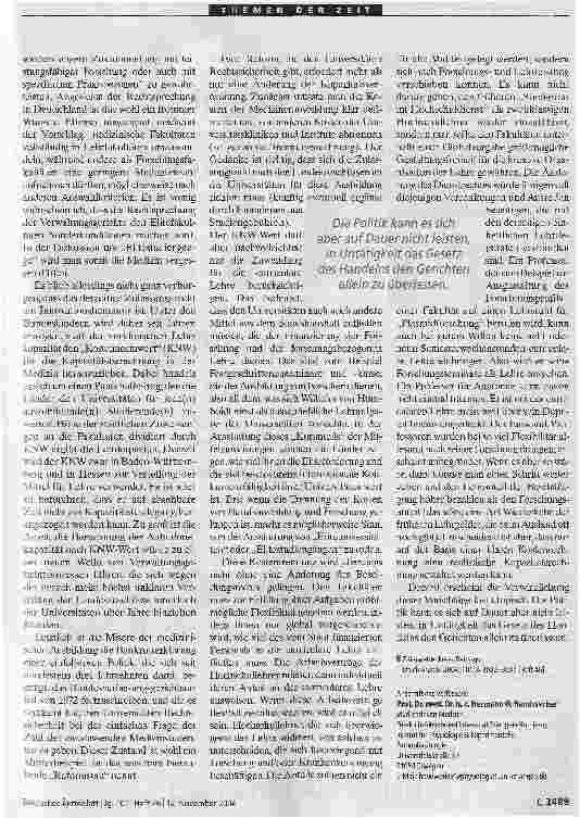 Vorschauseite 4: Im Korsett des Zulassungsrechts