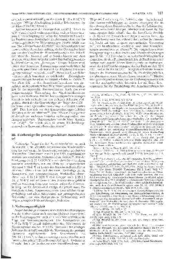 Vorschauseite 4: Arzneimittelmarkt 2004 - Herstellerzwangsrabatt und Festbeträge für Patentarzneimittel