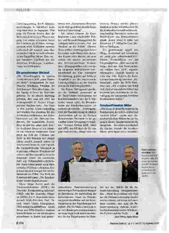 Vorschauseite 2: Die Mittelknappheit schadet den Patienten