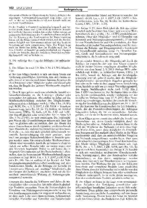 Vorschauseite 2: Werbeund Vertriebsverbot für ein das Extrakt der Kudzuwurzel enthaltenes Nahrungs-ergänzungsmittel