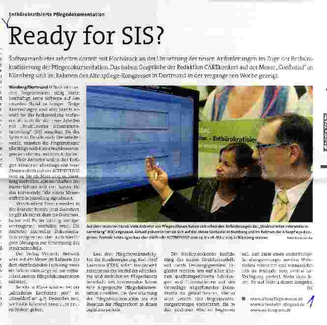 Vorschauseite 1: Readyfor SIS?