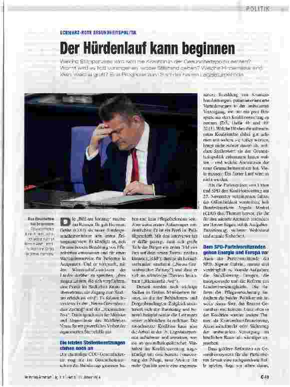 Vorschauseite 1: Der Hürdenlauf kann beginnen