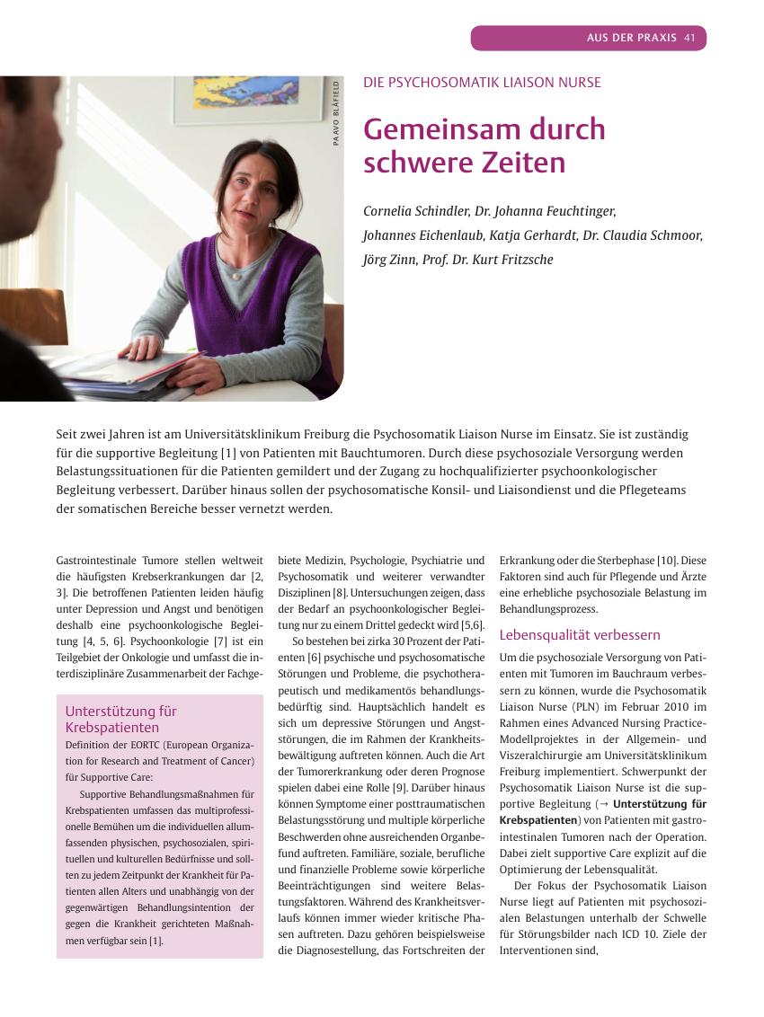 Vorschauseite 1: Gemeinsam durch schwere Zeiten