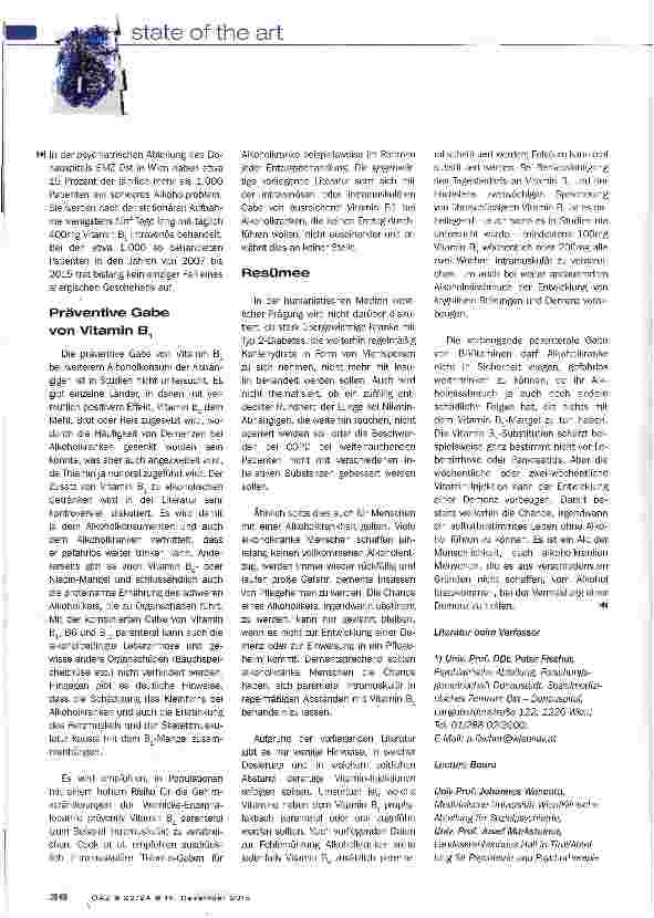 Vorschauseite 5: Alkoholkrankheit und Demenz