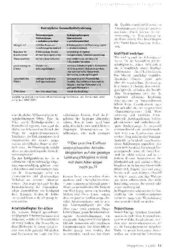 Vorschauseite 2: Betriebliche Gesundheitsförderung arbeitspsychologische Perspektiven