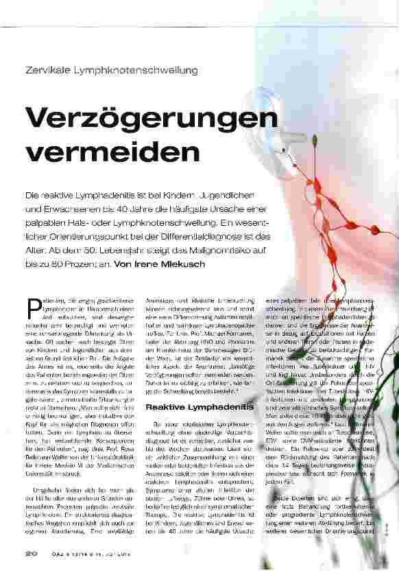 Vorschauseite 1: Verzögerungen vermeiden