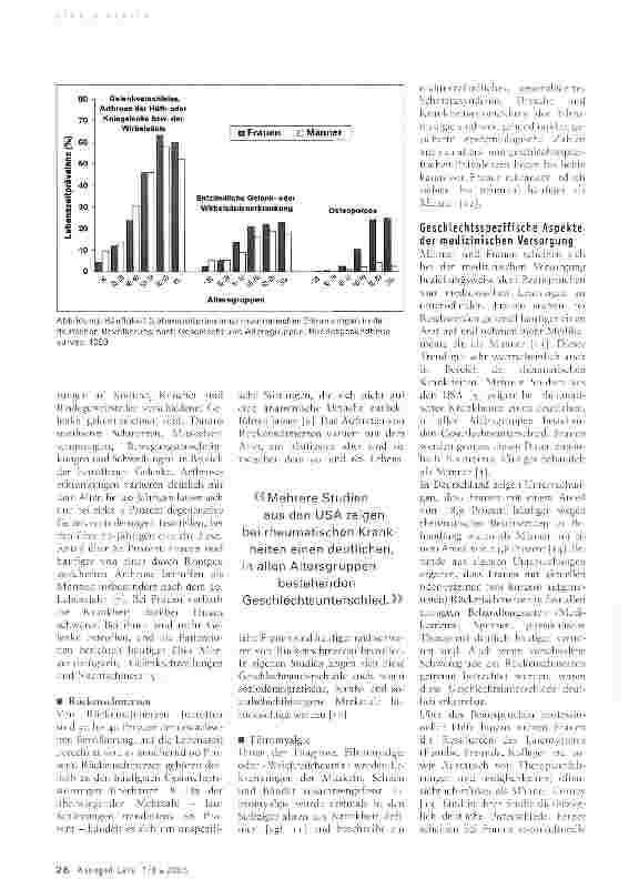 Vorschauseite 2: Rheuma: vergleichende Forschung mit Defiziten