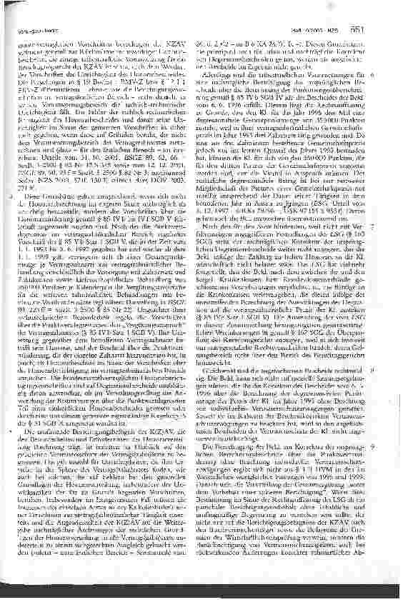 Vorschauseite 3: VertragsarztrechtHonorarberichtigungsverfahren - rückwirkende Korrektur