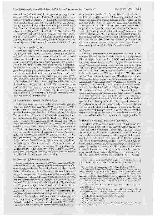 Vorschauseite 5: Kostenerstattung gemäß § 18 Abs. 1 SGB V für eine Organtransplantation im Ausland? - Zugleich zum Urteil des BSG vom 17. 2. 2004, Az: B1 KR 5/02 R