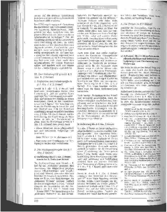 Vorschauseite 2: Betreutes Wohnen als Heim? Die Vergütung des Berufsbetreuers bei betreuten Wohnformen