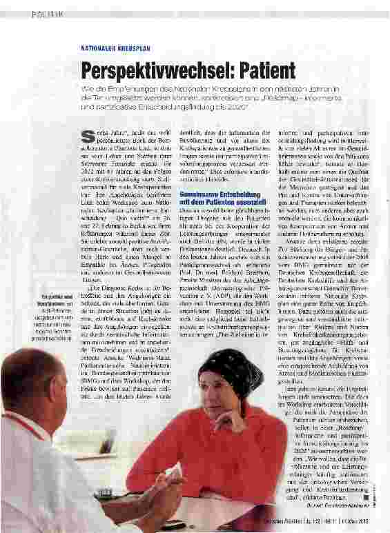 Vorschauseite 1: Perspektivwechsel: Patient