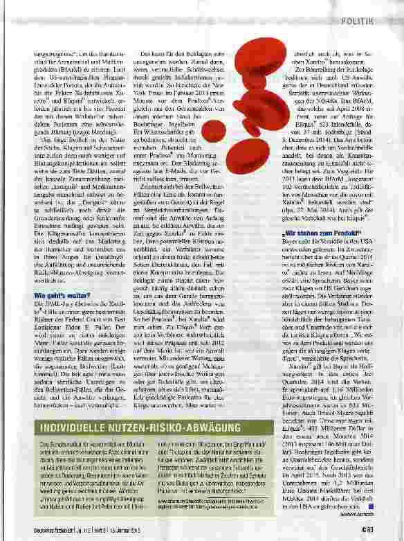 Vorschauseite 2: Juristisches Tauziehen und wissenschaftlicher Wettlauf