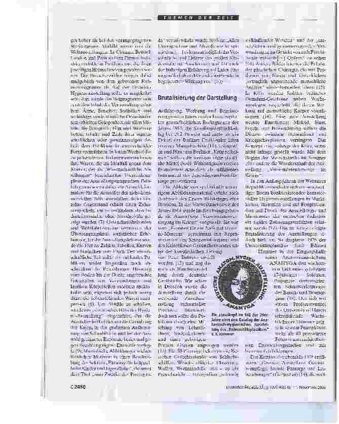 Vorschauseite 2: HygieneausstellungenZwischen Volksbelehrung und Vergnügungspark