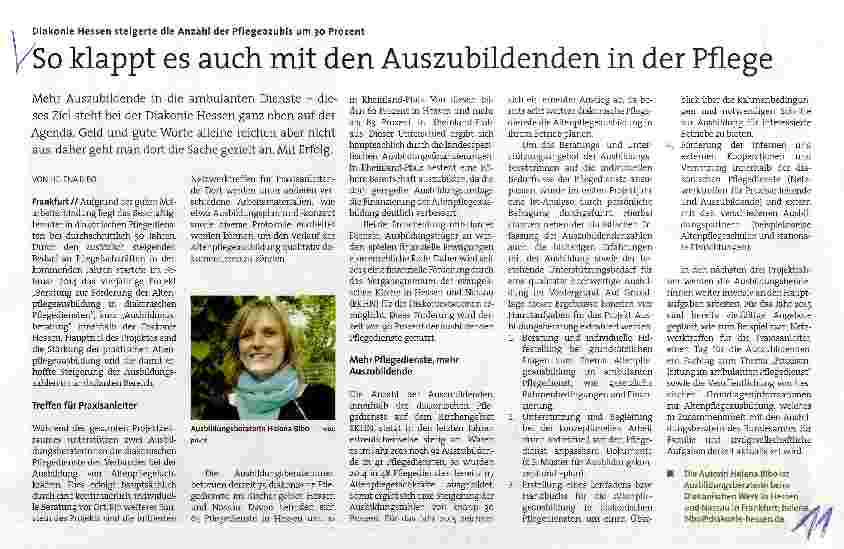 Vorschauseite 1: So klappt es auch mit den Auszubildenden in der Pflege
