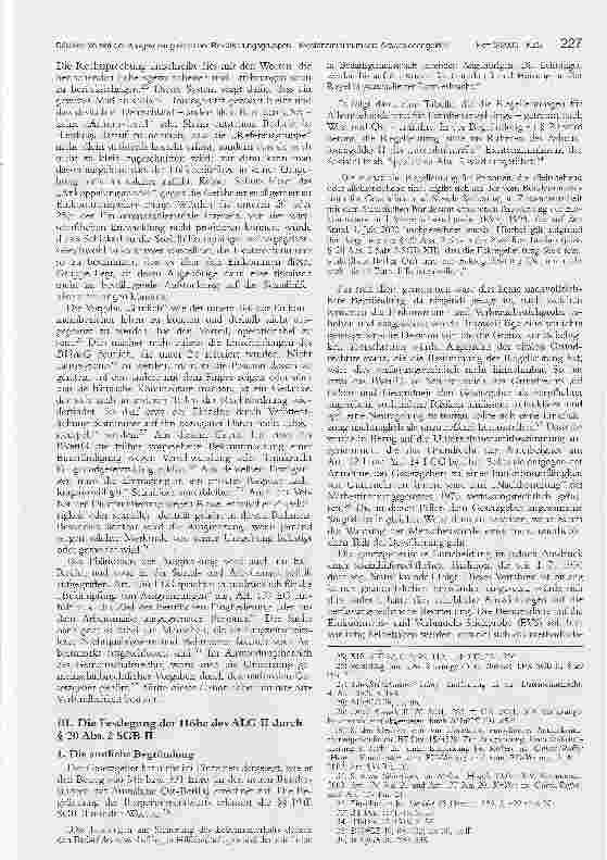Vorschauseite 3: Das Verbot der Ausgrenzung einzelner Bevölkerungsgruppen - Existenzminimum und Arbeitslosengeld II