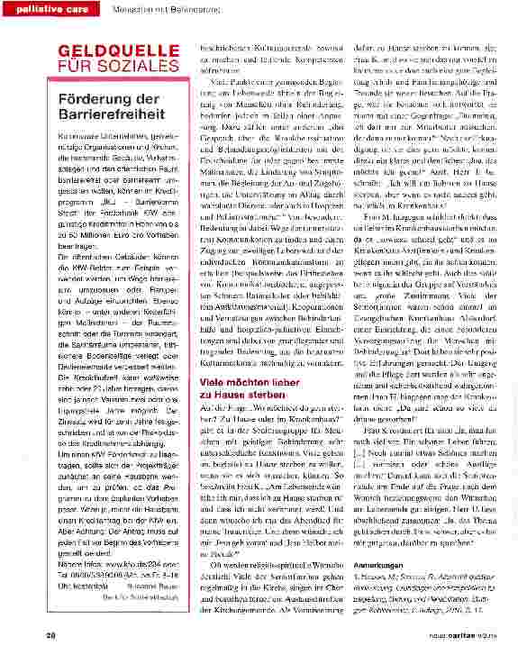 Vorschauseite 3: Zu Hause gut begleitet sterben
