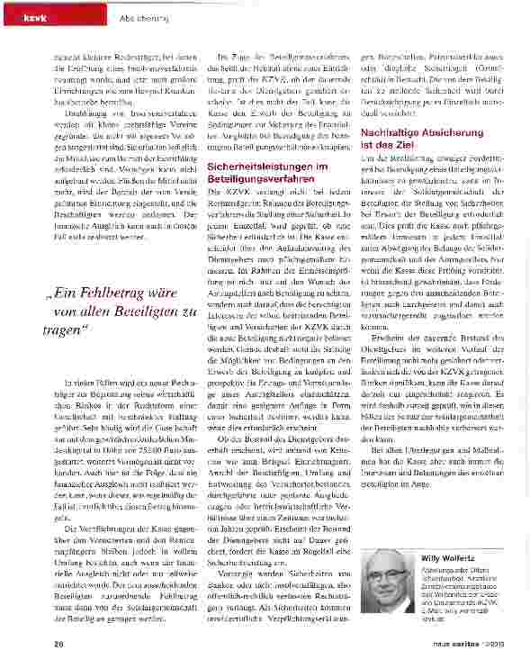 Vorschauseite 3: Umsichtig im Interesse aller