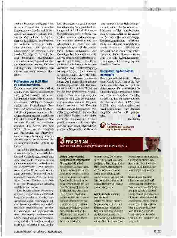 Vorschauseite 2: Anreize für eine gute Versorgung, nicht für Erlösoptimierung