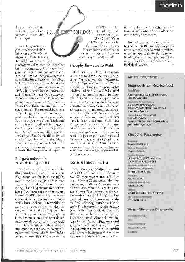 Vorschauseite 2: Pulmonal bedingte Atemnot