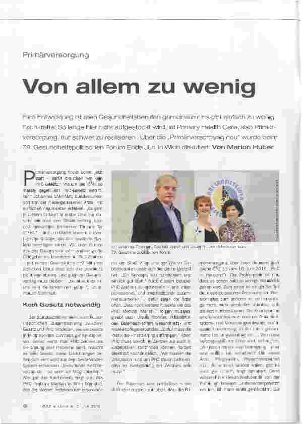 Vorschauseite 1: Von allem zu wenig