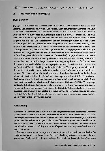 Vorschauseite 6: Community Health Nursing für Menschen mit chronischen Erkrankungen in einem interprofessionellen Team