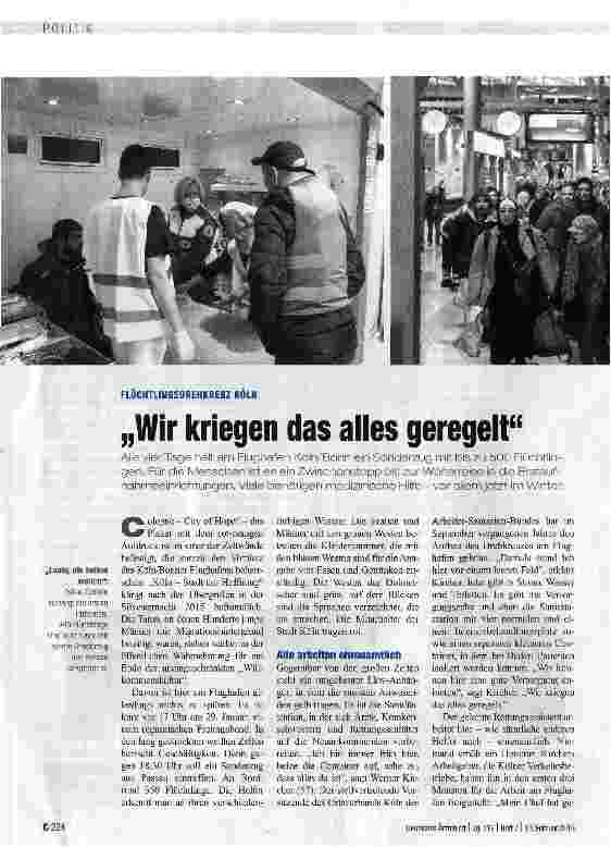 Vorschauseite 1: Wir kriegen das alles geregelt