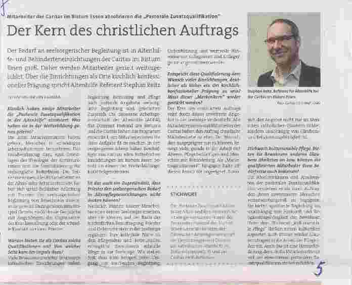 Vorschauseite 1: Der Kern des christlichen Auftrags
