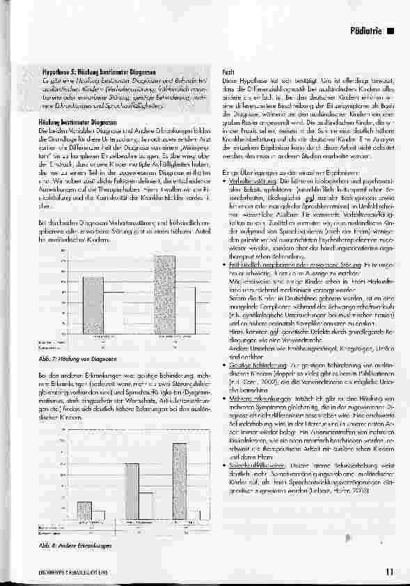 Vorschauseite 5: Hohes Risikopotenzial bei ausländischen KindernDie Ergotherapie als wichtiger Integrationsfaktor -Vergleich zwischen deutschen und ausländischen Kindern