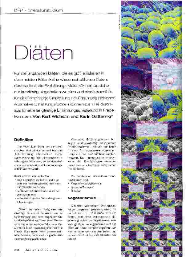 Vorschauseite 1: Diäten