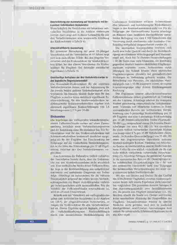 Vorschauseite 6: Herzinfarktrisiko durch Flug-, Straßenund Schienenverkehrslärm