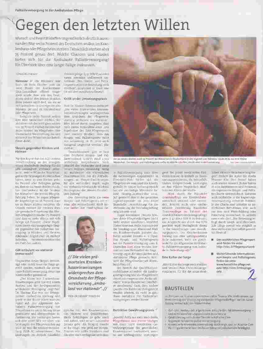 Vorschauseite 1: Gegen den letzten Willen