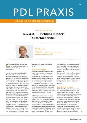 Vorschauseite 1: 5-4-3-2-1 – Schluss mit der Aufschieberitis!