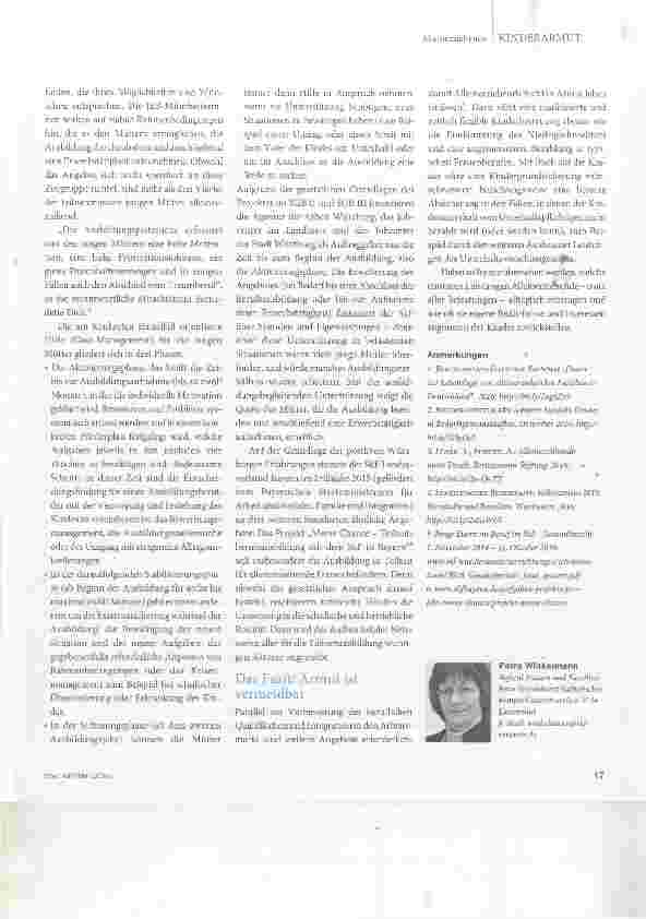 Vorschauseite 3: Wie Alleinerziehende und ihre Kinder der Armutsfalle entgehen könnten