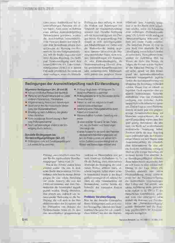 Vorschauseite 2: Nach dem Gesetz ist vor dem Gesetz