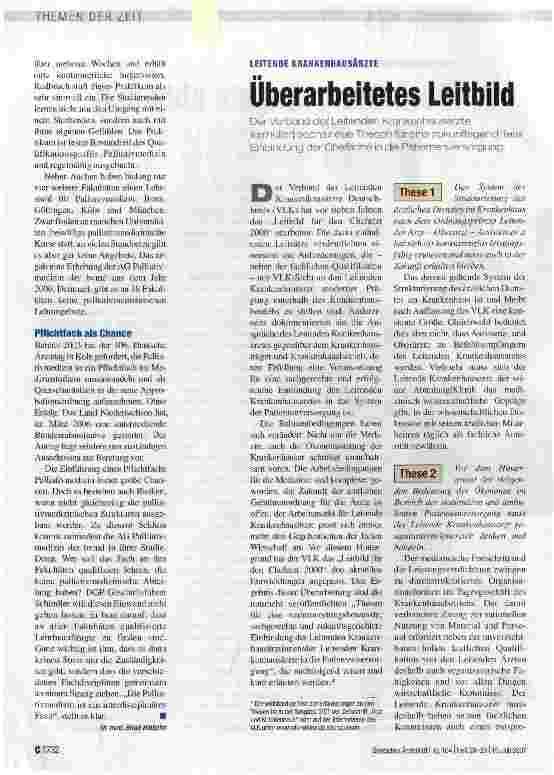 Vorschauseite 1: Überarbeitetes Leitbild
