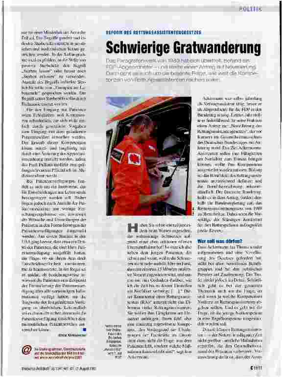 Vorschauseite 2: Gesetzliche Regelung - pro und kontra