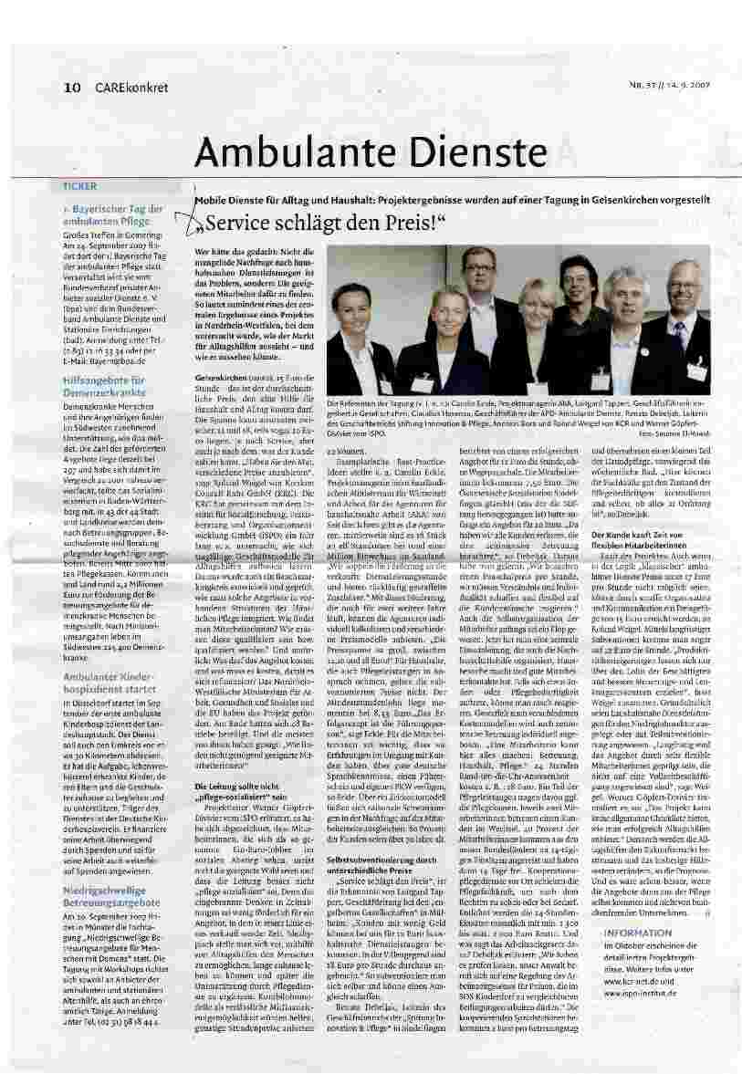 Vorschauseite 1: Service schlägt den Preis!