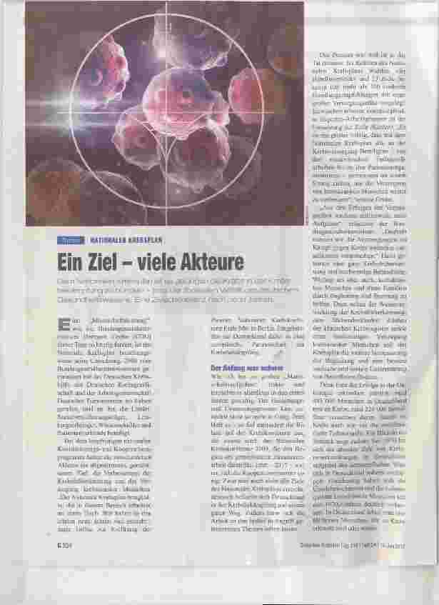 Vorschauseite 1: Ein Ziel viele Akteure