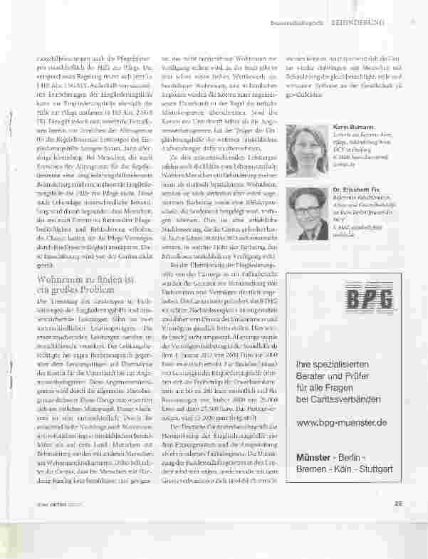 Vorschauseite 3: Verbessertes Bundesteilhabegesetz verabschiedet