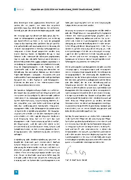 Vorschauseite 2: Bei der Integration den Menschen zur Seite stehen