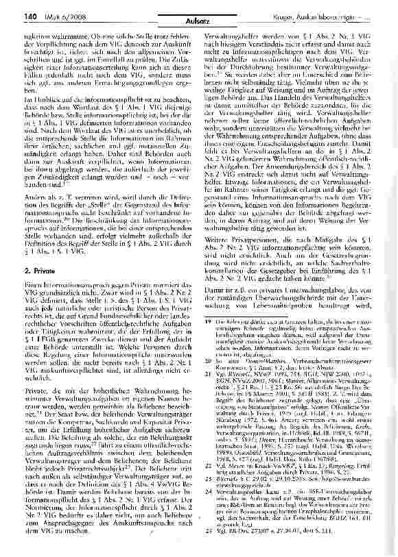 Vorschauseite 4: Auskunftsberechtigte — Auskunftsverpflichfete — Auskunftsanspruch