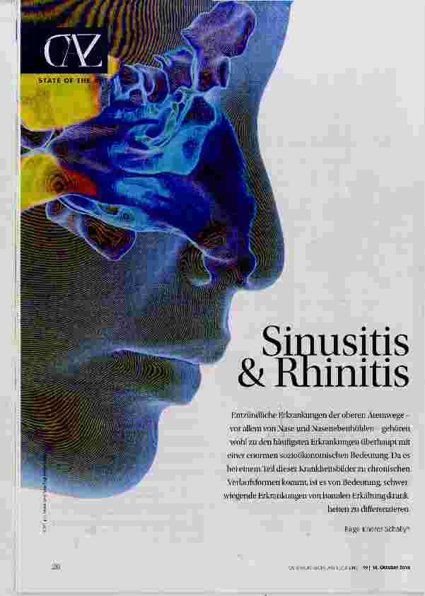 Vorschauseite 1: Sinusitis & Rninitis