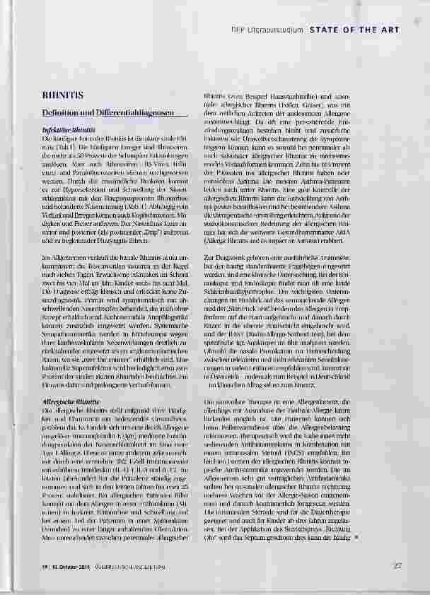 Vorschauseite 2: Sinusitis & Rninitis